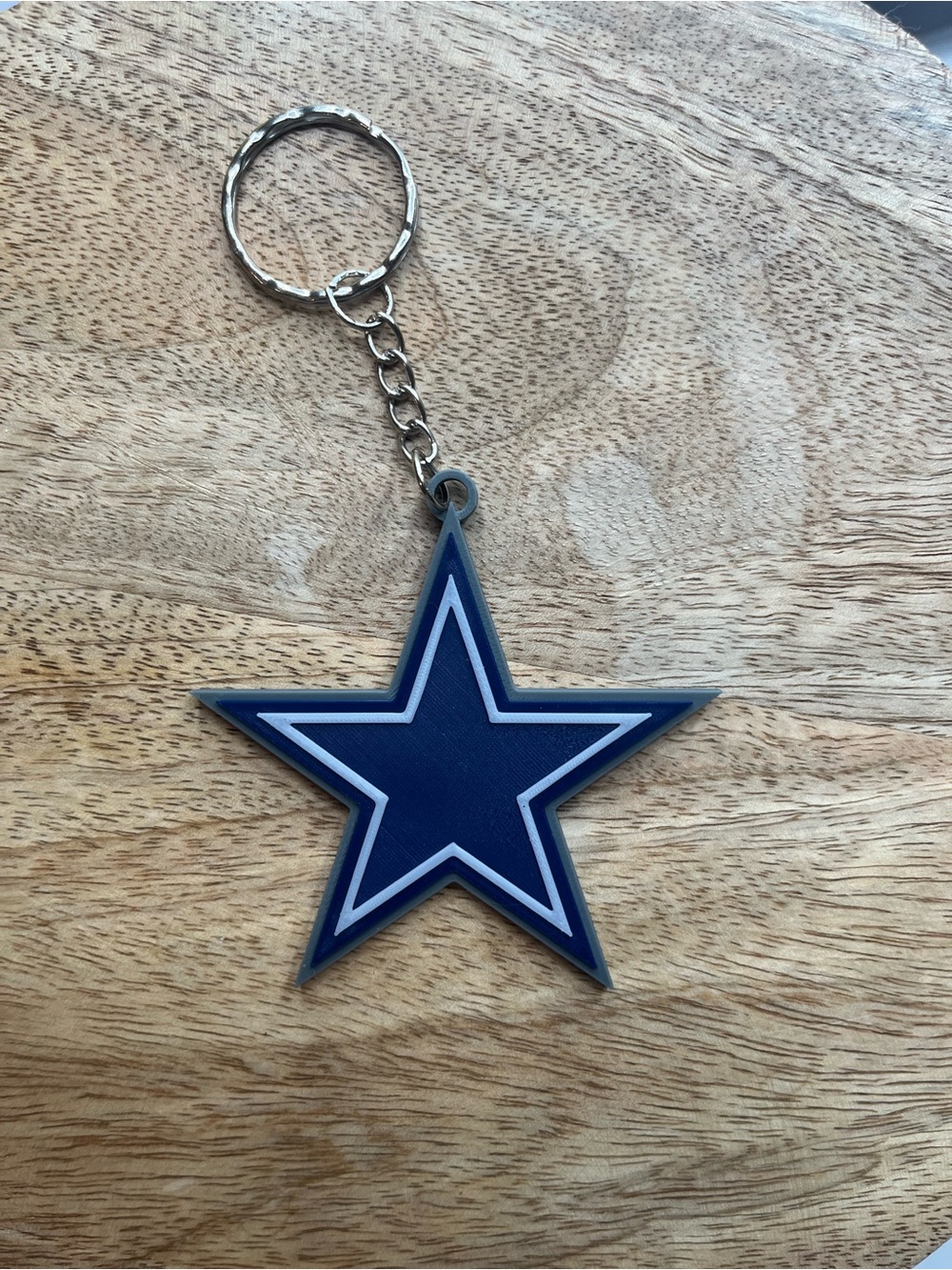 Navy Star Keychain Keyring - Men Accessories